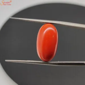 8 carat japanese coral gemstone