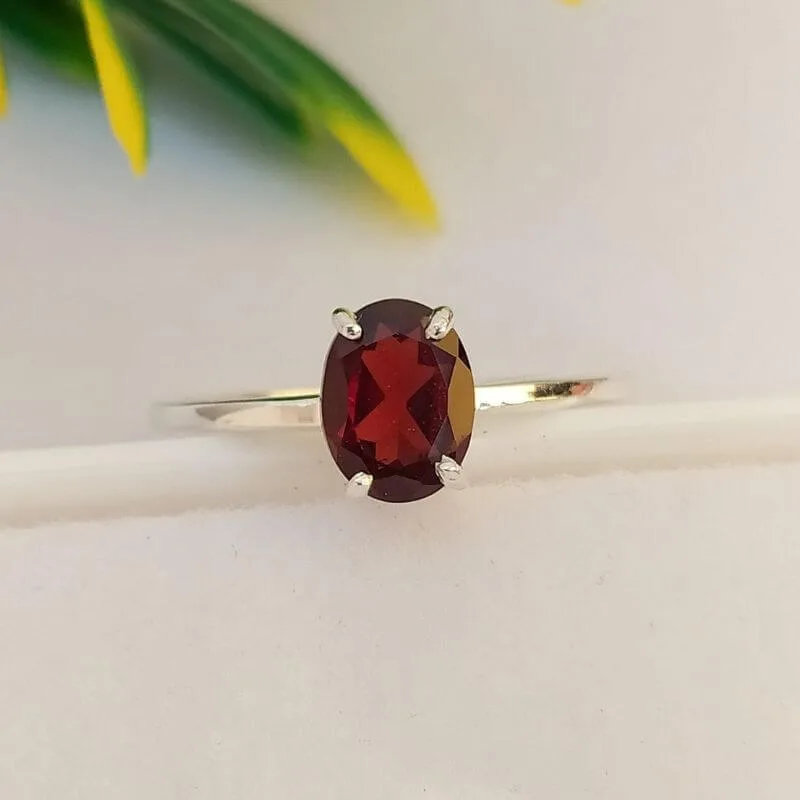 dainty garnet gemstone ring dainty garnet gemstone ring