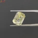certified yellow sapphire gemstone