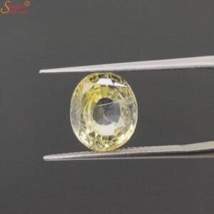 ceylon yellow sapphire gemstone