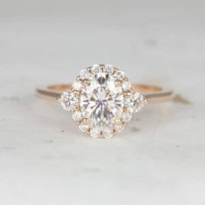 halo engagement ring