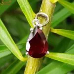 hessonite garnet gemstone pendant