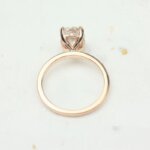 hidden halo diamond ring