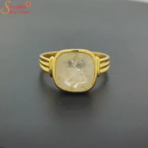high quality yellow sapphire gemstone