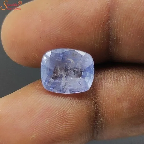 igi certified blue sapphire gemstone