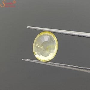 loose ceylon yellow sapphire gemstone