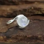 moonstone gemstone ring