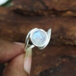 moonstone gemstone ring