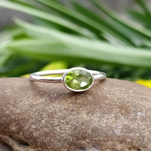 natural peridot gemstone ring natural peridot gemstone ring