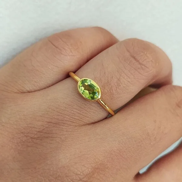 natural peridot gemstone ring natural peridot gemstone ring