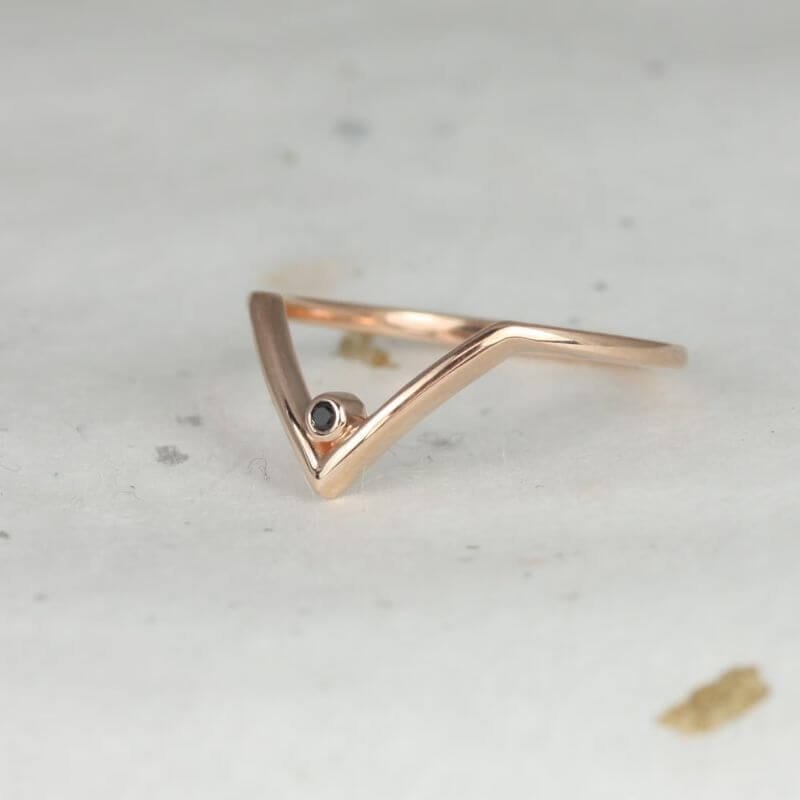 DOUBLE TRIANGLE RING – Ilana Ariel Collections
