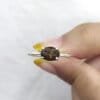 smoky quartz gemstone ring