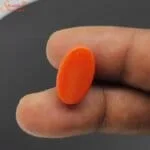 unheated 8 carat coral gemstone
