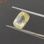 untreated yellow sapphire gemstone