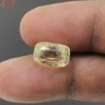 untreated yellow sapphire gemstone