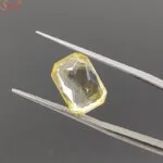 very high quality yellow sapphire gemstone