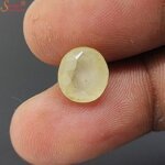 4 carat yellow sapphire gemstone