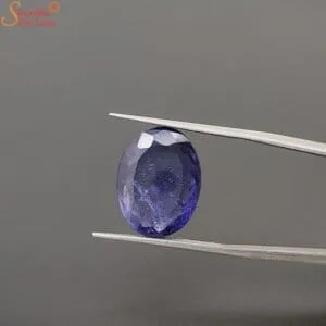 certified iolite gemstone