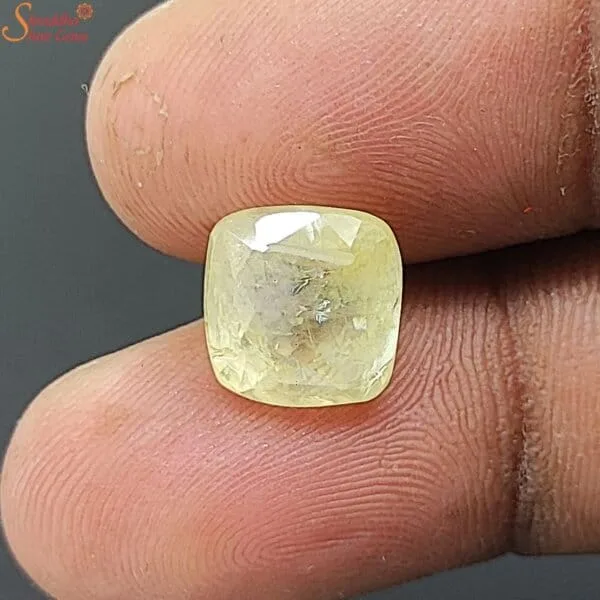 ceylon yellow sapphire gemstone