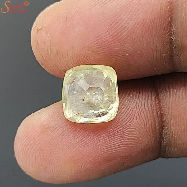 ceylon yellow sapphire gemstone