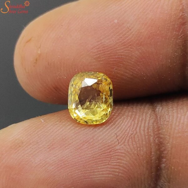 ceylon yellow sapphire gemstone