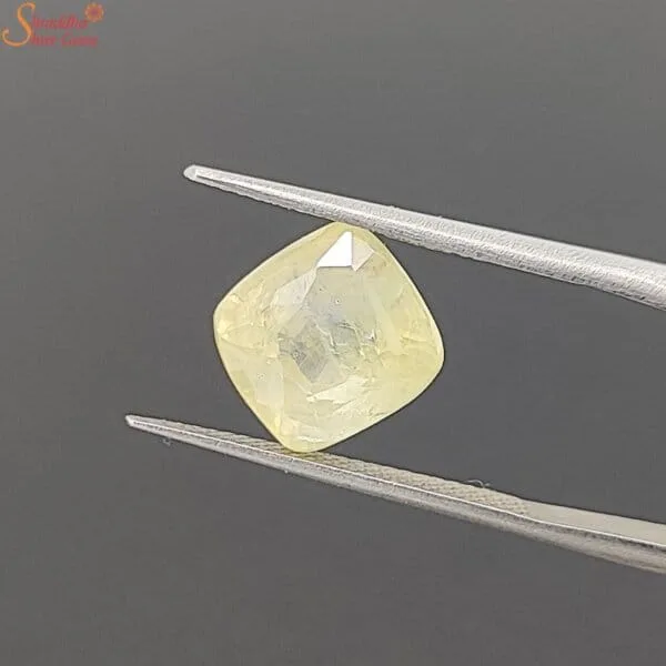 ceylon yellow sapphire gemstone