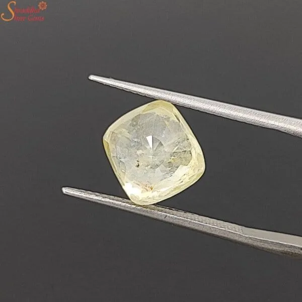 ceylon yellow sapphire gemstone