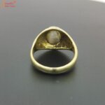 chrysoberyl cats eye gemstone ring