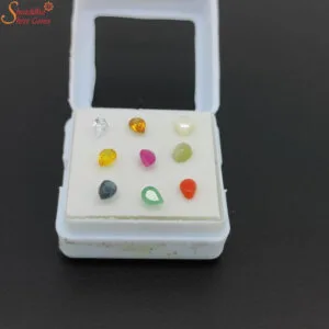 loose pear navratna gemstones