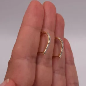 moissanite diamond earrings