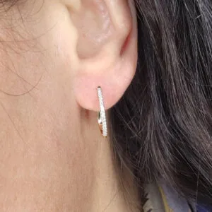 moissanite diamond earrings