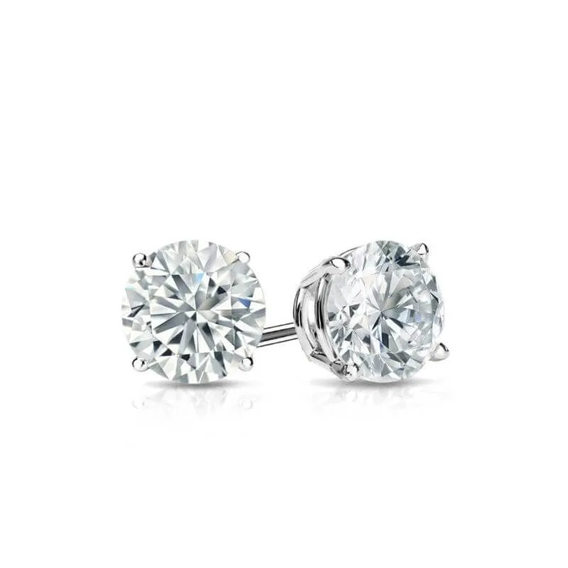 moissanite diamond earrings studs (5) moissanite diamond earrings studs
