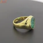 natural emerald gemstone ring