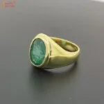 natural emerald gemstone ring