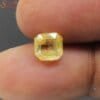 natural octagon yellow sapphire gemstone