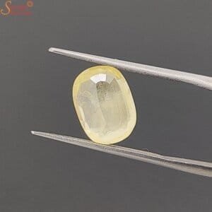 natural yellow sapphire gemstone