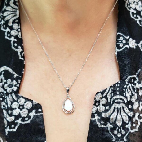 October Birthstone OPAL - Twig Necklace – JLynn Jewelry