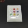 untreated round navratna gemstones