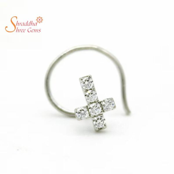 Silver gold Moissanite Nose Studs