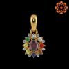 Ruby Navratna Gemstone Pendant.