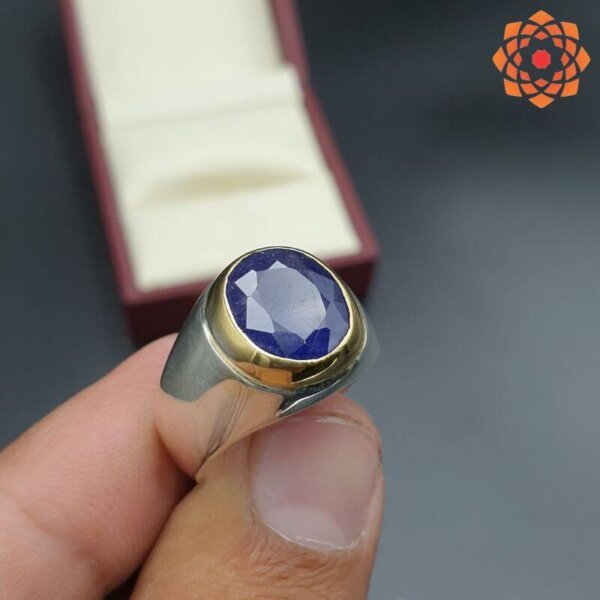 Oval Shape gemstone Blue Sapphire Ring