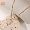 Keshi Pearl Stone Pendant