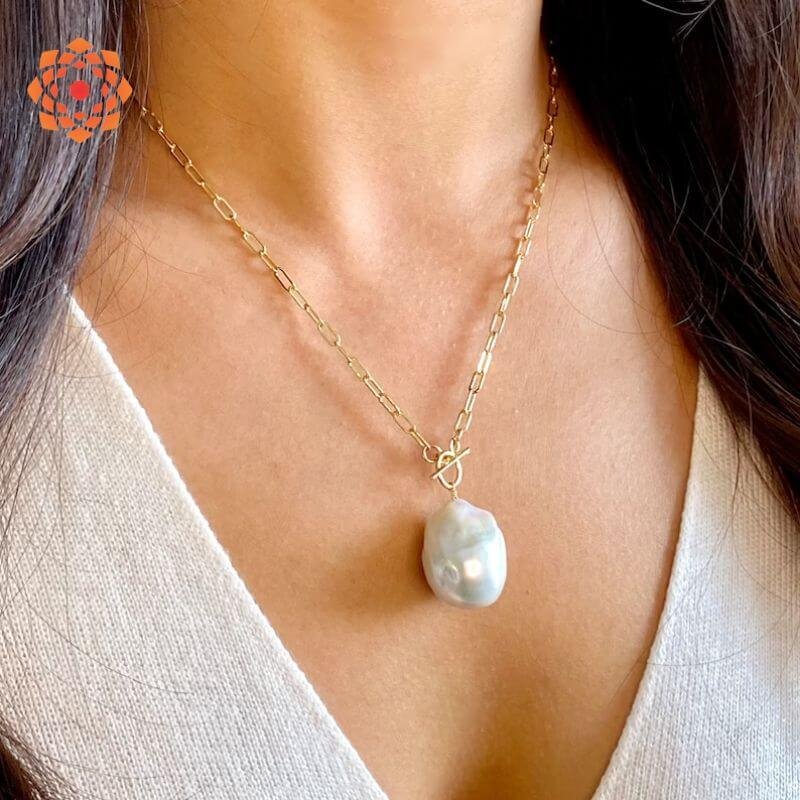 Keshi Pearl Charm Pendant – Shraddha Shree Gems