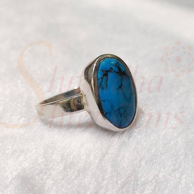 Buy Natural Tibetan Turquoise Ring, Solid 925 Sterling Silver, Statement  Ring, December Birthstone, Unisex Turquoise Ring, Turquoise Jewelry Online  in India - Etsy