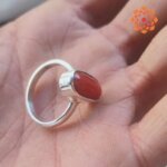 gemstone coral ring