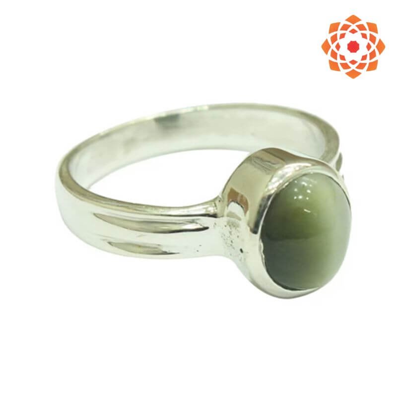 Natural and certified cat’s eye ring