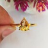 Citrine ring