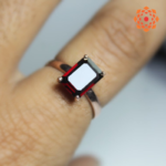 Emerald Garnet ring