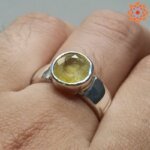 yellow sapphire ring
