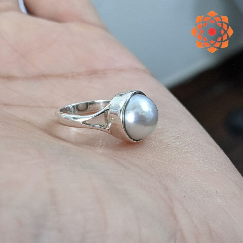 Basic Sterling Silver Ring with Mother of Pearl | Mens silver rings, Mens  silver jewelry, Sterling silver rings